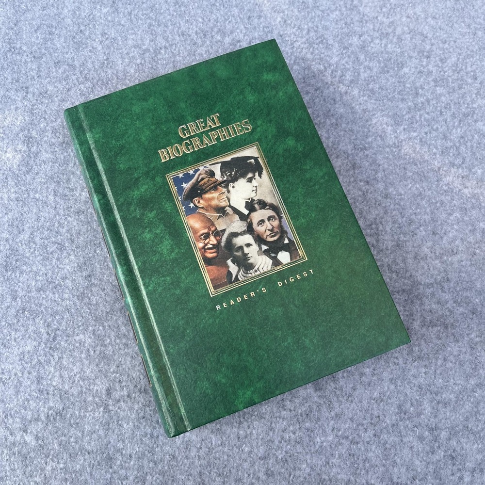 Reader's Digest Great‎ Biographies Hardcover 1989 Gandhi Keller Curie Thoreau